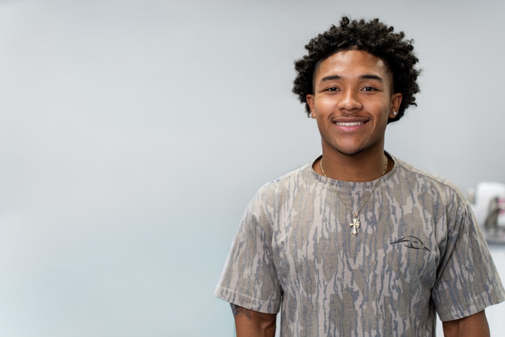 Smiling teen patient at Innovative Orthodontics